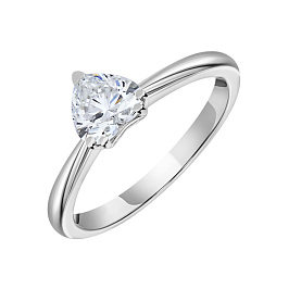 Кольцо DANAYA  из белого золота с бриллиантом 0,7 ct