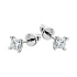 Серьги DANAYA  из белого золота с бриллиантами 0,8 ct