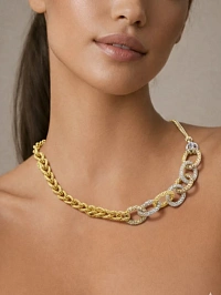 Золотое колье 585 пробы