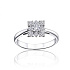 Кольцо из белого золота с бриллиантами 0,25 ct
