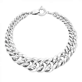 Декоративный браслет из белого золота (19.0)