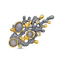 Брошь из серебра