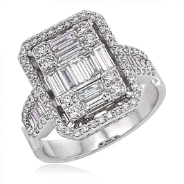 Золотое кольцо с бриллиантами