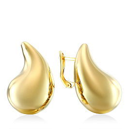 Серьги из желтого золота