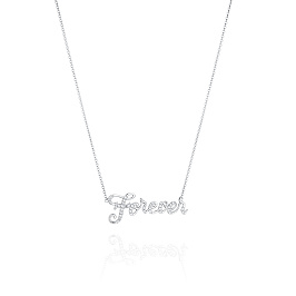 Колье из белого золота