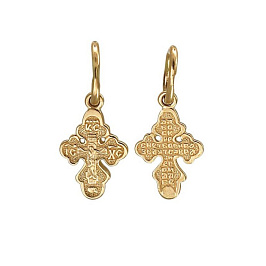 Крест из желтого золота