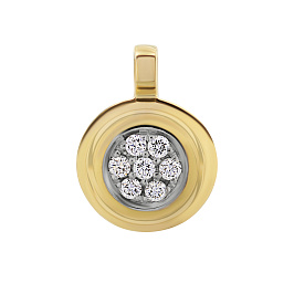 Подвеска из желтого золота