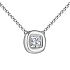 Колье  из белого золота с бриллиантом 0,27 ct