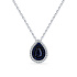 Колье из белого золота с сапфирами 0,415 ct