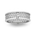 Кольцо из белого золота с бриллиантом 0,041 ct