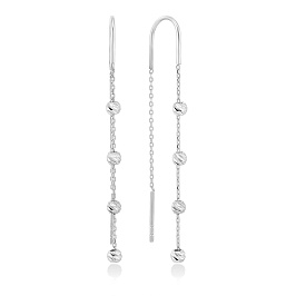 Серьги из белого золота