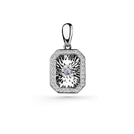 Подвеска из белого золота