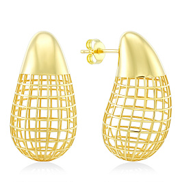 Серьги из желтого золота