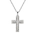 Крест из белого золота