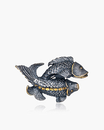 Брошь из серебра