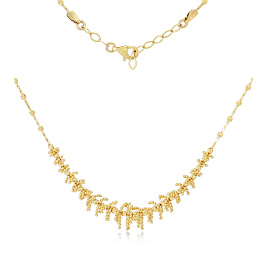 Колье из желтого золота