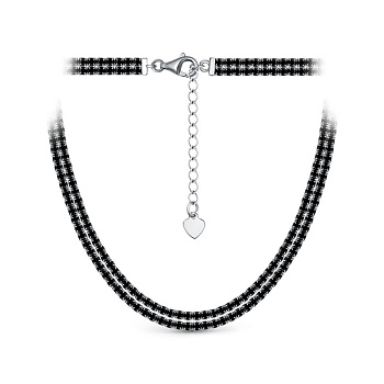 Колье из серебра
