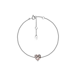 Браслет из белого золота с морганитом 1,48 ct