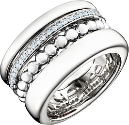 Кольцо из белого золота