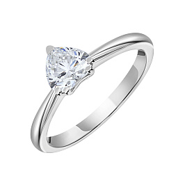 Кольцо DANAYA  из белого золота с бриллиантом 0,7 ct