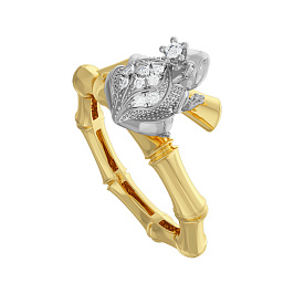 Кольцо из белого золота