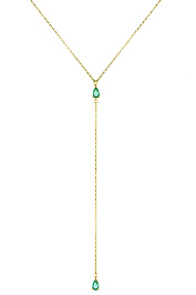 Колье из желтого золота