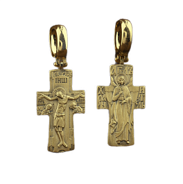 Крест из желтого золота