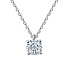Колье DANAYA  из белого золота с бриллиантом 0,3 ct