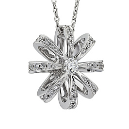 Подвеска из белого золота