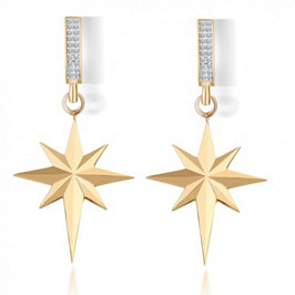 Серьги из золота 585 пробы