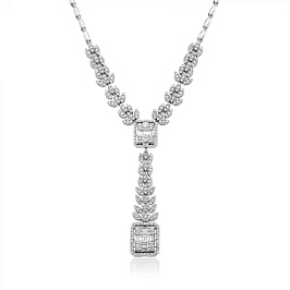 Колье из белого золота