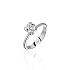 Кольцо из белого золота с бриллиантом 0,7 ct