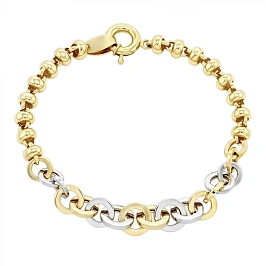 Декоративный браслет из золота