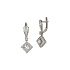 Серьги из белого золота с бриллиантами 0,62 ct