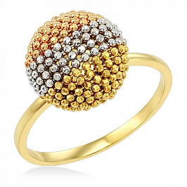 Итальянское золотое Кольцо (16.5)