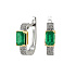 Серьги из золота с изумрудами 1,13 ct
