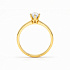 Кольцо DANAYA  из желтого золота с бриллиантом 0,5 ct