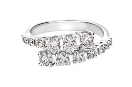 Кольцо из белого золота