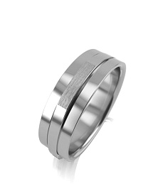 Кольцо из белого золота