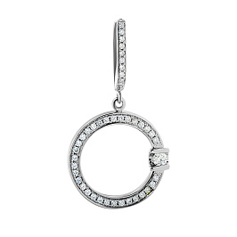 Подвеска из белого золота