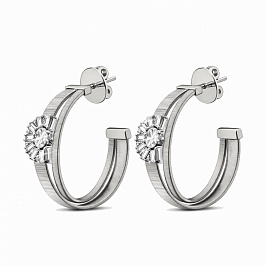 Серьги из золота с бриллиантами