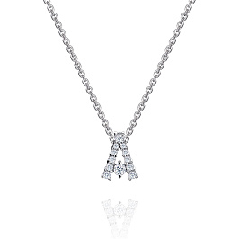 Колье из белого золота