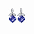 Серьги из белого золота с танзанитами 5,6 ct