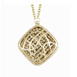 Колье из желтого золота