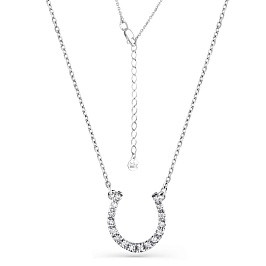 Колье из белого золота с бриллиантами