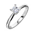 Кольцо DANAYA  из белого золота с бриллиантом 0,5 ct