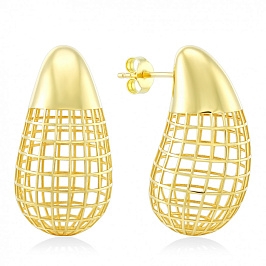 Итальянские серьги капля