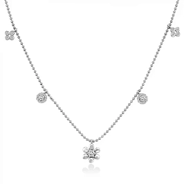 Золотое колье с бриллиантами