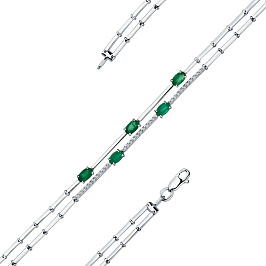 Браслет из белого золота