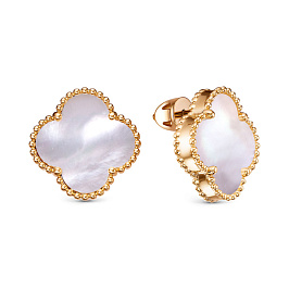 Серьги из розового золота